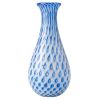 Vaso in Vetro di Murano Dziko H 37 cm - Manifattura Artigianale Certificata